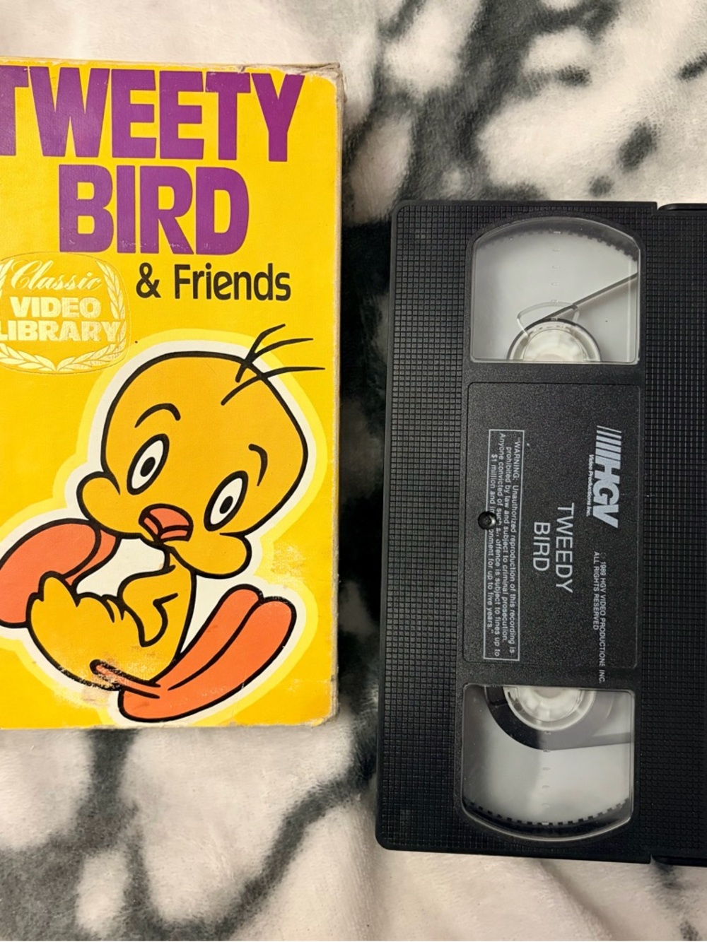 1989 VTG Tweety Bird & Friends Volume 12 VHS Tape -  Classic Video Library